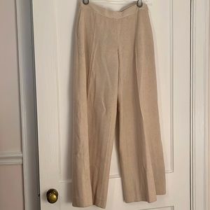 NWT Missoni Beige Wide Leg Knit Pant
